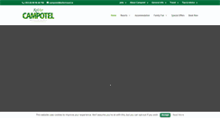 Desktop Screenshot of campotel.com